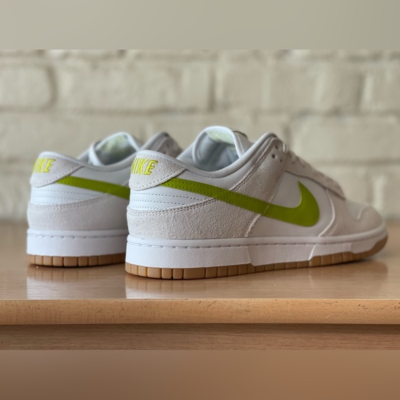 Nike Dunk Low Retro White-Bright Cactus-Yellow Women sizes HJ7335-133 New